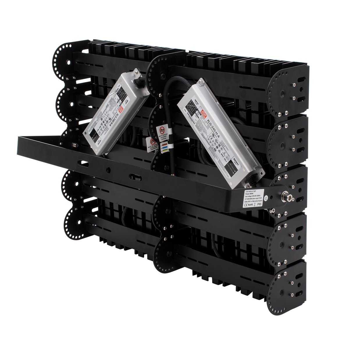 GLOBOSTAR® GOLIATH 90104 Προβολέας Γηπέδου LED 500W 75000lm SDCM<5 75°*135° Fish Eye Lens AC 100-277V Αδιάβροχο IP65 IK08 Φυσικό Λευκό 5000K - LUMILEDs SMD Chip & MEANWELL Driver - Μαύρο Χυτό Αλουμίνιο - Μ62 x Π22 x Υ23cm - 5 Χρόνια Εγγύηση 5 GLOBOSTAR® GOLIATH 90104 Προβολέας Γηπέδου LED 500W 75000lm SDCM<5 75°*135° Fish Eye Lens AC 100-277V Αδιάβροχο IP65 IK08 Φυσικό Λευκό 5000K - LUMILEDs SMD Chip & MEANWELL Driver - Μαύρο Χυτό Αλουμίνιο - Μ62 x Π22 x Υ23cm - 5 Χρόνια Εγγύηση - Image 5