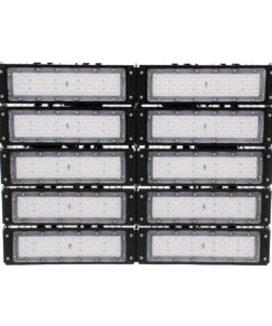 GLOBOSTAR® GOLIATH 90104 Προβολέας Γηπέδου LED 500W 75000lm SDCM<5 75°*135° Fish Eye Lens AC 100-277V Αδιάβροχο IP65 IK08 Φυσικό Λευκό 5000K - LUMILEDs SMD Chip & MEANWELL Driver - Μαύρο Χυτό Αλουμίνιο - Μ62 x Π22 x Υ23cm - 5 Χρόνια Εγγύηση 16 90104 6