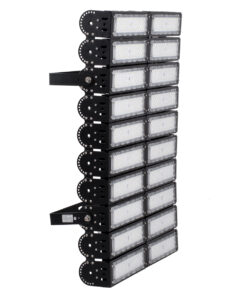 GLOBOSTAR® GOLIATH 90105 Προβολέας Γηπέδου LED 1000W 160000LM SDCM<5 75°*135° Fish Eye Lens AC 100-277V Αδιάβροχο IP65 IK08 Ψυχρό Λευκό 5000K - LUMILEDs SMD Chip & MEANWELL Driver - Μαύρο Χυτό Αλουμίνιο - Μ62 x Π22 x Υ90cm - 5 Χρόνια Εγγύηση 12 90105 3