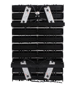 GLOBOSTAR® GOLIATH 90105 Προβολέας Γηπέδου LED 1000W 160000LM SDCM<5 75°*135° Fish Eye Lens AC 100-277V Αδιάβροχο IP65 IK08 Ψυχρό Λευκό 5000K - LUMILEDs SMD Chip & MEANWELL Driver - Μαύρο Χυτό Αλουμίνιο - Μ62 x Π22 x Υ90cm - 5 Χρόνια Εγγύηση 15 90105 6