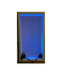 GLOBOSTAR® WINDOW-CORNA 90115 Αρχιτεκτονικό Γωνιακό Φωτιστικό Ανάδειξης Παραθύρων Window Light LED 6W 480lm 3x172° DC 24V Αδιάβροχο IP65 Μπλε Dimmable - Γκρι Ανθρακί - Μ12 x Π4 x Υ12cm - 3 Χρόνια Εγγύηση 19 90115 9