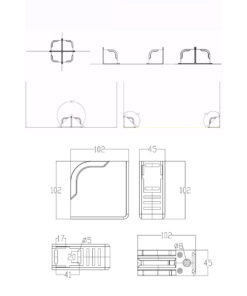 GLOBOSTAR® WINDOW-CORNA 90116 Αρχιτεκτονικό Γωνιακό Φωτιστικό Ανάδειξης Παραθύρων Window Light LED 6W 480lm 3x172° DC 24V Αδιάβροχο IP65 RGB DMX512 Dimmable - Γκρι Ανθρακί - Μ12 x Π4.5 x Υ12cm - 3 Χρόνια Εγγύηση 18 90116 8
