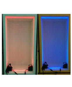 GLOBOSTAR® WINDOW-CORNA 90116 Αρχιτεκτονικό Γωνιακό Φωτιστικό Ανάδειξης Παραθύρων Window Light LED 6W 480lm 3x172° DC 24V Αδιάβροχο IP65 RGB DMX512 Dimmable - Γκρι Ανθρακί - Μ12 x Π4.5 x Υ12cm - 3 Χρόνια Εγγύηση 19 90116 9