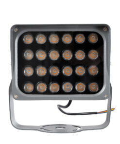 GLOBOSTAR® FLOOD-XENA 90127 Προβολέας Σποτ Wall Washer LED 24W 2520lm 10° AC 220-240V Αδιάβροχο IP65 Πορτοκαλί 2200K - Γκρι Ανθρακί - Μ18 x Π13.5 x Υ18cm - 3 Χρόνια Εγγύηση 11 90127 5