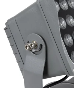 GLOBOSTAR® FLOOD-XENA 90128 Προβολέας Σποτ Wall Washer LED 24W 2640lm 10° AC 220-240V Αδιάβροχο IP65 Θερμό Λευκό 2700K - Γκρι Ανθρακί - Μ18 x Π13.5 x Υ18cm - 3 Χρόνια Εγγύηση 13 90128 6