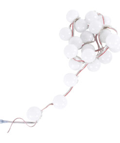 GloboStar® 90139 Digital Pixel Addressable Facade Module Chain String with 20 Spots - Ψηφιακή Αλυσίδα - Γιρλάντα με 20 Σποτ LED SMD 3535 15W 20LED 20PIXEL SPI/TTL Protocol IC UCS512B 900lm 240° DC 12V Αδιάβροχο IP67 Πολύχρωμο RGB - Μ200 x Π5 x Υ5cm - 3 Χρόνια Εγγύηση 12 90139 4