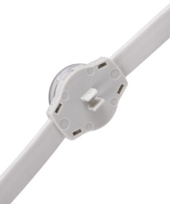 GloboStar® 90140 Digital Pixel Addressable Facade Module Chain String with 20 Spots - Ψηφιακή Αλυσίδα Γιρλάντα με 20 Σποτ LED SMD 3535 15W 20LED 20PIXEL SPI/TTL Protocol IC UCS512B 900lm 120° DC 12V IP67 RGB - Λευκό Σώμα - Μ232 x Π2.5 x Υ1.5cm 10 90140 3