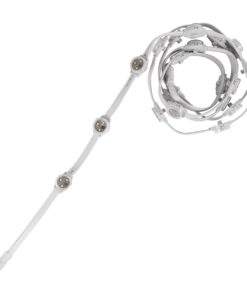 GloboStar® 90140 Digital Pixel Addressable Facade Module Chain String with 20 Spots - Ψηφιακή Αλυσίδα Γιρλάντα με 20 Σποτ LED SMD 3535 15W 20LED 20PIXEL SPI/TTL Protocol IC UCS512B 900lm 120° DC 12V IP67 RGB - Λευκό Σώμα - Μ232 x Π2.5 x Υ1.5cm 11 90140 4