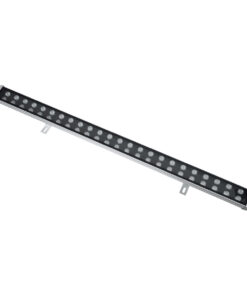 GloboStar® GloboStar® WASHER-NASIA 90159 Μπάρα Φωτισμού Wall Washer LED 48W 4560lm 15° DC 24V Αδιάβροχο IP67 Μ100 x Π6.5 x Υ6.6cm Φυσικό Λευκό 4000K - Γκρι Ανθρακί - 3 Χρόνια Εγγύηση