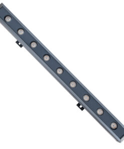 Alternative view of GLOBOSTAR® WASHER-NAIA 90172 Μπάρα Φωτισμού Wall Washer LED 9W 990lm 30° DC 24V Αδιάβροχο IP65 Θερμό Λευκό 2700Κ Dimmable - Γκρι Ανθρακί - Μ50 x Π4 x Υ5cm - 3 Χρόνια Εγγύηση