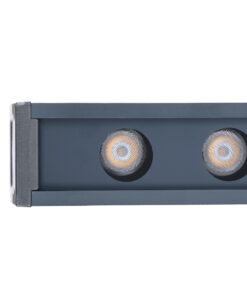 GLOBOSTAR® WASHER-VAIA 90179 Μπάρα Φωτισμού Wall Washer LED 6W 660lm 30° DC 24V Αδιάβροχο IP65 Θερμό Λευκό 2700Κ Dimmable - Γκρι Ανθρακί - Μ30 x Π4 x Υ5cm - 3 Χρόνια Εγγύηση 19 90179 8