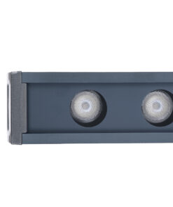 GLOBOSTAR® WASHER-VAIA 90182 Μπάρα Φωτισμού Wall Washer LED 6W 600lm 30° DC 24V Αδιάβροχο IP65 Μπλε Dimmable - Γκρι Ανθρακί - Μ30 x Π4 x Υ5cm - 3 Χρόνια Εγγύηση 18 90182 8