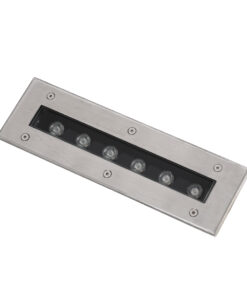 Alternative view of GLOBOSTAR® UNDERGROUND-REMVI 90190 Χωνευτή Μπάρα Φωτισμού Wall Washer LED 9W 990lm 10° DC 24V Αδιάβροχο IP68 Θερμό Λευκό 2700K Dimmable - Ανοξείδωτο Ατσάλι 304 - Μ30 x Π9 x Υ8.5cm / Q28.5 x 7.5cm - 3 Χρόνια Εγγύηση
