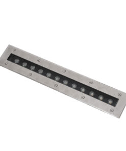 Alternative view of GLOBOSTAR® UNDERGROUND-REMVI 90192 Χωνευτή Μπάρα Φωτισμού Wall Washer LED 12W 1080lm 10° DC 24V Αδιάβροχο IP68 Θερμό Λευκό 2700K Dimmable - Ανοξείδωτο Ατσάλι 304 - Μ50 x Π7.4 x Υ7cm / Μ48.5 x Π7.5cm - 3 Χρόνια Εγγύηση