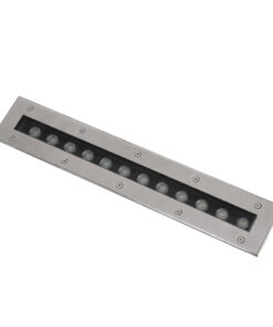 Alternative view of GLOBOSTAR® UNDERGROUND-REMVI 90193 Χωνευτή Μπάρα Φωτισμού Wall Washer LED 12W 1020lm 10° DC 24V Αδιάβροχο IP68 RGBW Dimmable DMX512 - Ανοξείδωτο Ατσάλι 304 - Μ50 x Π9 x Υ7.2cm / Μ48.5 x Π7.5cm - 3 Χρόνια Εγγύηση