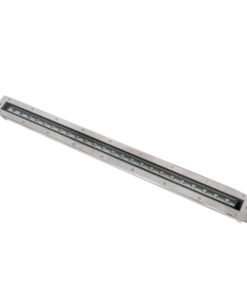 Alternative view of GloboStar® UNDERGROUND-PASSAGGIO 90197 Χωνευτό Φωτιστικό Wall Washer Δαπέδου LED 24W 2040lm 10° DC 24V Αδιάβροχο IP68 με Ρυθμιζόμενη Γωνία Φωτισμού L108 x W9 x H7.5cm RGBW DMX512 - Ανοξείδωτο Ατσάλι - 3 Years Warranty