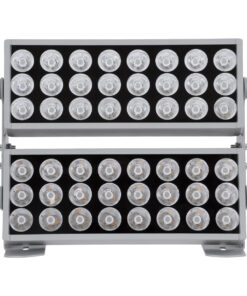 GloboStar® FLOOD-ZENA 90220 Προβολέας Wall Washer για Φωτισμό Κτιρίων LED 120W 10800lm 3° DC 24V Αδιάβροχο IP65 L38 x W30.5 x H24cm Θερμό Λευκό 2700K - Ασημί - 3 Years Warranty 17 90220 3