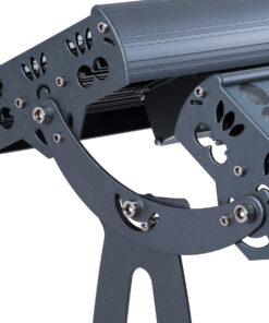 GloboStar® FLOOD-TENA 90225 Προβολέας Wall Washer για Φωτισμό Κτιρίων LED 192W 17280lm 10° DC 24V Αδιάβροχο IP65 L68.5 x W33 x H24cm Θερμό Λευκό 2700K - Ασημί - 3 Years Warranty 23 90225 10