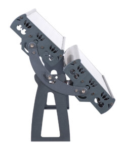 GloboStar® FLOOD-TENA 90225 Προβολέας Wall Washer για Φωτισμό Κτιρίων LED 192W 17280lm 10° DC 24V Αδιάβροχο IP65 L68.5 x W33 x H24cm Θερμό Λευκό 2700K - Ασημί - 3 Years Warranty 18 90225 5