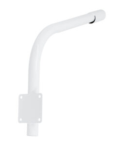 GloboStar® 90229 Μεταλλική Βάση Στήριξης CURVED M62cm x Φ60mm για Φωτιστικά Δρόμου Street Lights με Διάμετρο Βάσης Φ60mm 10 90229 3