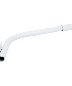 GloboStar® 90229 Μεταλλική Βάση Στήριξης CURVED M62cm x Φ60mm για Φωτιστικά Δρόμου Street Lights με Διάμετρο Βάσης Φ60mm 11 90229 4