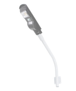 GloboStar® 90229 Μεταλλική Βάση Στήριξης CURVED M62cm x Φ60mm για Φωτιστικά Δρόμου Street Lights με Διάμετρο Βάσης Φ60mm 13 90229 6