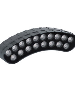 Alternative view of GloboStar® TREELIGHT-KINA 90231 Κυρτή Μπάρα Φωτισμού Wall Washer με Αντιθαμβωτική Γρίλια Ειδική για Φυτά - Δέντρα LED 18W 1530lm 15° DC 24V Αδιάβροχο IP65 L24.5 x W7 x H8cm Αρχιτεκτονικό Πορτοκαλί 2200K - Γκρι Ανθρακί - 3 Years Warranty