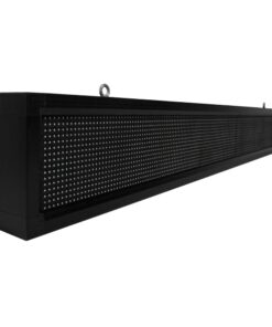 GloboStar® GLOBOSTAR®DISPLAY 90261 Κυλιόμενη Ψηφιακή Επιγραφή P10 Μονής Όψης LED AC 220-240V Αδιάβροχο IP54 Κόκκινο - WiFi Control μέσω FK APP - Αισθητήρας Θερμοκρασίας & Υγρασίας - Μ168 x Π9 x Υ24cm - 2 Χρόνια Εγγύηση