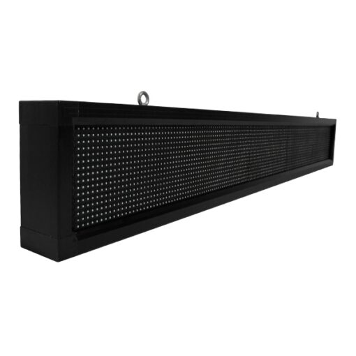 GloboStar® GLOBOSTAR®DISPLAY 90261 Κυλιόμενη Ψηφιακή Επιγραφή P10 Μονής Όψης LED AC 220-240V Αδιάβροχο IP54 Κόκκινο - WiFi Control μέσω FK APP - Αισθητήρας Θερμοκρασίας & Υγρασίας - Μ168 x Π9 x Υ24cm - 2 Χρόνια Εγγύηση