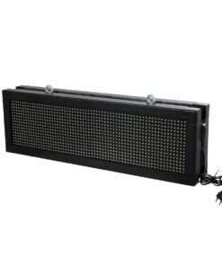 Alternative view of GLOBOSTAR®DISPLAY 90268 Κυλιόμενη Ψηφιακή Επιγραφή 64x16cm P10 Διπλής Όψης LED AC 220-240V Αδιάβροχο IP65 Κόκκινο - WiFi Control μέσω FK APP - Αισθητήρας Θερμοκρασίας & Υγρασίας - Μ70.5 x Π11 x Υ22.5cm - 2 Χρόνια Εγγύηση