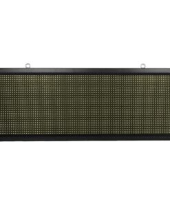 GLOBOSTAR®DISPLAY 90270 Κυλιόμενη Ψηφιακή Επιγραφή P10 Μονής Όψης LED AC 220-240V Αδιάβροχο IP54 Ψυχρό Λευκό 6000K - WiFi Control μέσω FK APP - Αισθητήρας Θερμοκρασίας & Υγρασίας - Μ104 x Π9 x Υ40cm - 2 Χρόνια Εγγύηση 10 90270 3