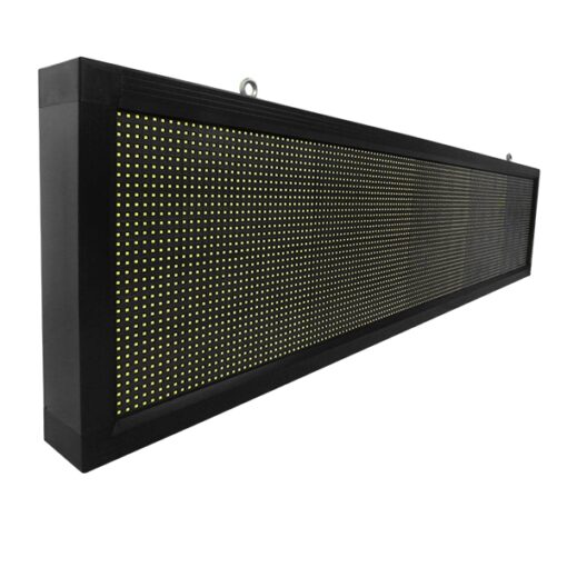 GloboStar® GLOBOSTAR® DISPLAY 90280 Κυλιόμενη Ψηφιακή Επιγραφή 160x32cm P10 Μονής Όψης LED AC 220-240V Αδιάβροχο IP65 Ψυχρό Λευκό 6000K - WiFi Control μέσω FK APP - Αισθητήρας Θερμοκρασίας & Υγρασίας - Μ168 x Π9 x Υ40cm - 2 Χρόνια Εγγύηση