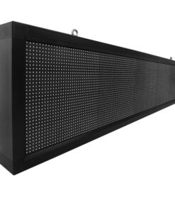 GloboStar® GLOBOSTAR®DISPLAY 90281 Κυλιόμενη Ψηφιακή Επιγραφή 160x32cm P10 Μονής Όψης LED AC 220-240V Αδιάβροχο IP65 Κόκκινο - WiFi Control μέσω FK APP - Αισθητήρας Θερμοκρασίας & Υγρασίας - Μ168 x Π9 x Υ40cm - 2 Χρόνια Εγγύηση