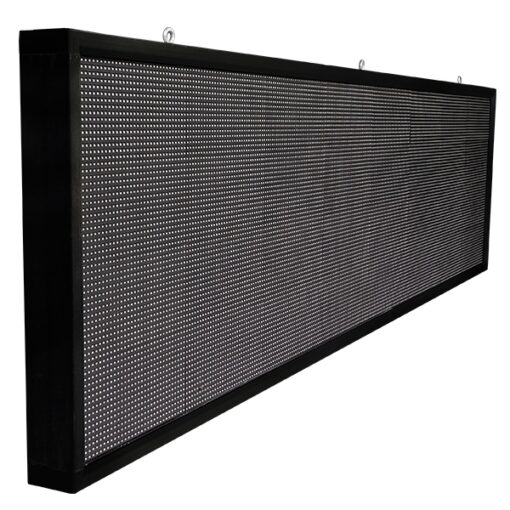 GloboStar® GLOBOSTAR®DISPLAY 90291 Κυλιόμενη Ψηφιακή Επιγραφή P10 Μονής Όψης LED AC 220-240V Αδιάβροχο IP65 Κόκκινο - WiFi Control μέσω FK APP - Αισθητήρας Θερμοκρασίας & Υγρασίας - Μ264 x Π9 x Υ72cm - 2 Χρόνια Εγγύηση
