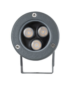 GLOBOSTAR® TREELIGHT-TZINA 90351 Σποτ Φωτισμού για Φυτά - Δέντρα με Βάση Κήπου / Καρφωτό LED 3W 330lm 10° DC 24V Αδιάβροχο IP65 Θερμό Λευκό 2700K Dimmable - Γκρι Ανθρακί - Μ10.5 x Π7.5 x Υ7.5cm - 3 Χρόνια Εγγύηση 18 90351 7