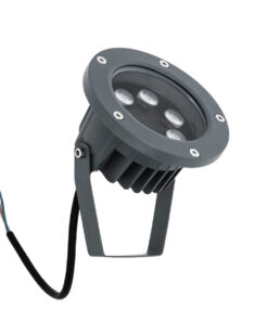 GLOBOSTAR® TREELIGHT-TZINA 90353 Σποτ Φωτισμού για Φυτά - Δέντρα με Βάση Κήπου / Καρφωτό LED 6W 510lm 10° DC 24V Αδιάβροχο IP65 Πορτοκαλί 2200K Dimmable - Γκρι Ανθρακί - Μ14 x Π12.5 x Υ12.5cm - 3 Χρόνια Εγγύηση 14 90353 3