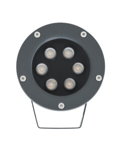 GLOBOSTAR® TREELIGHT-TZINA 90353 Σποτ Φωτισμού για Φυτά - Δέντρα με Βάση Κήπου / Καρφωτό LED 6W 510lm 10° DC 24V Αδιάβροχο IP65 Πορτοκαλί 2200K Dimmable - Γκρι Ανθρακί - Μ14 x Π12.5 x Υ12.5cm - 3 Χρόνια Εγγύηση 18 90353 7