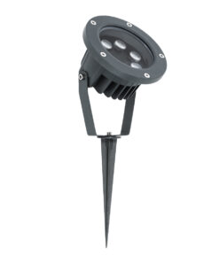 Alternative view of GloboStar® TREELIGHT-TZINA 90355 Σποτ Φωτισμού Ειδικό για Φυτά - Δέντρα με Βάση Κήπου / Καρφωτό LED 6W 570lm 10° DC 24V Αδιάβροχο IP65 L14 x W12.5 x H12.5cm Φυσικό Λευκό 4500K - Γκρι Ανθρακί - 3 Years Warranty