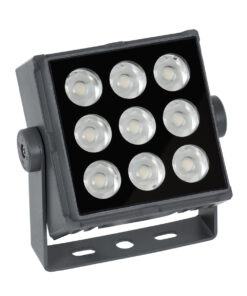 Alternative view of GLOBOSTAR® FLOOD-TINY 90368 Προβολέας Σποτ Wall Washer LED 27W 2430lm 3° DC 24V Αδιάβροχο IP65 Θερμό Λευκό 2700K Dimmable - Γκρι Ανθρακί - Μ13.8 x Π16.4 x Υ7cm - 3 Χρόνια Εγγύηση