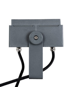 GLOBOSTAR® FLOOD-TINY 90370 Προβολέας Σποτ Wall Washer LED 27W 2295lm 3° DC 24V Αδιάβροχο IP65 RGBW DMX512 Dimmable - Γκρι Ανθρακί - Μ13.8 x Π16.4 x Υ7cm - 3 Χρόνια Εγγύηση 15 90370 5