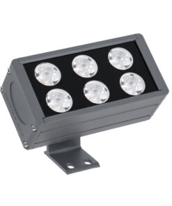 Alternative view of GLOBOSTAR® FLOOD-DANY 90374 Προβολέας Σποτ Wall Washer LED 24W 2040lm 5° DC 24V Αδιάβροχο IP65 Πορτοκαλί 2200K Dimmable - Γκρι Ανθρακί - Μ16 x Π9.5 x Υ7.5cm - 3 Χρόνια Εγγύηση