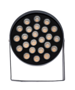 GLOBOSTAR® FLOOD-NIGMA 90377 Προβολέας Σποτ Wall Washer με Αντιθαμβωτική Γρίλια LED 24W 2040lm 30° DC 24V Αδιάβροχο IP65 Πορτοκαλί 2200K Dimmable - Γκρι Ανθρακί - Μ15 x Π15 x Υ9.1cm - 3 Χρόνια Εγγύηση 17 90377 6