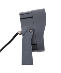 GLOBOSTAR® FLOOD-NIGMA 90378 Προβολέας Σποτ Wall Washer LED 24W 2160lm 30° DC 24V Αδιάβροχο IP65 Θερμό Λευκό 2700K Dimmable - Γκρι Ανθρακί - Μ15 x Π15 x Υ9.1cm - 3 Χρόνια Εγγύηση 13 90378 3