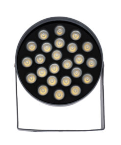 GLOBOSTAR® FLOOD-NIGMA 90379 Προβολέας Σποτ Wall Washer με Αντιθαμβωτική Γρίλια LED 24W 2280lm 30° DC 24V Αδιάβροχο IP65 Φυσικό Λευκό 4500K Dimmable - Γκρι Ανθρακί - Μ15 x Π15 x Υ9.1cm - 3 Χρόνια Εγγύηση 16 90379 6