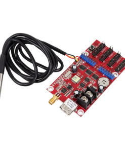 Alternative view of GloboStar® 90388 Ασύρματος Controller WiFi TF-A6UW-4 με Είσοδο USB και Αισθητήρα Θερμοκρασίας με 4 Εξόδους HUB για Μονόχρωμη Κυλιόμενη Πινακίδα LED