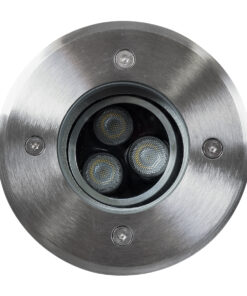 GloboStar® UNDERWATER-LUNTA 90402 Υποβρύχιο Χωνευτό Κινούμενο Φωτιστικό Σποτ Ειδικό για Σιντριβάνια LED 12W 1200lm 60° DC 24V Αδιάβροχο IP68 Φ12 x Υ13cm Ψυχρό Λευκό 6000K - Ανοξείδωτο Ατσάλι - 3 Years Warranty 11 90402 3