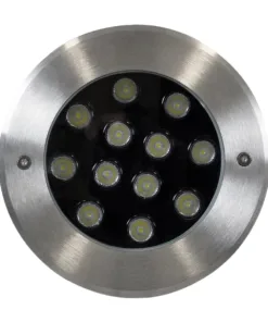 GloboStar® UNDERWATER-GUNE 90405 Υποβρύχιο Χωνευτό Φωτιστικό Σποτ Ειδικό για Σιντριβάνια LED 12W 1200lm 60° DC 24V Αδιάβροχο IP68 Φ10 x Υ7.5cm Ψυχρό Λευκό 6000K - Ανοξείδωτο Ατσάλι - 3 Χρόνια Εγγύηση 13 90405 03