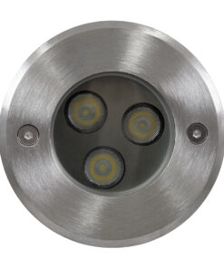 GLOBOSTAR® UNDERWATER-HUNI 90415 Υποβρύχιο Χωνευτό Σποτ για Σιντριβάνια/Πισίνες LED 3W 300lm 30° DC 24V Αδιάβροχο IP68 Ψυχρό Λευκό 6000K Dimmable - Ανοξείδωτο Ατσάλι 304 - Φ10 x Υ7.5cm - Q9.5 - 3 Χρόνια Εγγύηση 10 90415 3