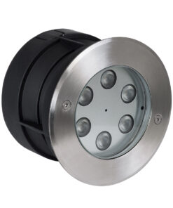 Alternative view of GLOBOSTAR® UNDERWATER-YUNI 90417 Υποβρύχιο Χωνευτό Σποτ για Σιντριβάνια/Πισίνες LED 6W 540lm 30° DC 24V Αδιάβροχο IP68 Θερμό Λευκό 2700K Dimmable - Ανοξείδωτο Ατσάλι 304 - Φ15 x Υ10cm / Q14cm - 3 Χρόνια Εγγύηση