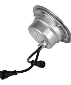 GLOBOSTAR® UNDERWATER-YUNI 90419 Υποβρύχιο Χωνευτό Σποτ για Σιντριβάνια/Πισίνες LED 6W 510lm 30° DC 24V Αδιάβροχο IP68 RGBW DMX512 Dimmable - Ανοξείδωτο Ατσάλι 304 - Φ15 x Υ10cm - Q14cm - 3 Χρόνια Εγγύηση 21 90419 10